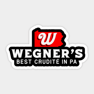 Wegners, Best Crudité in PA // Funny Pennsylvania Senate Sticker